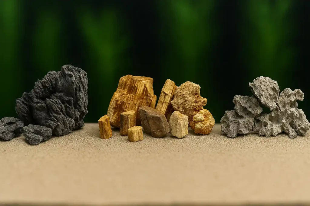Aquarium Rocks Guide: Types, Aquascaping, Safety & DIY Setup
