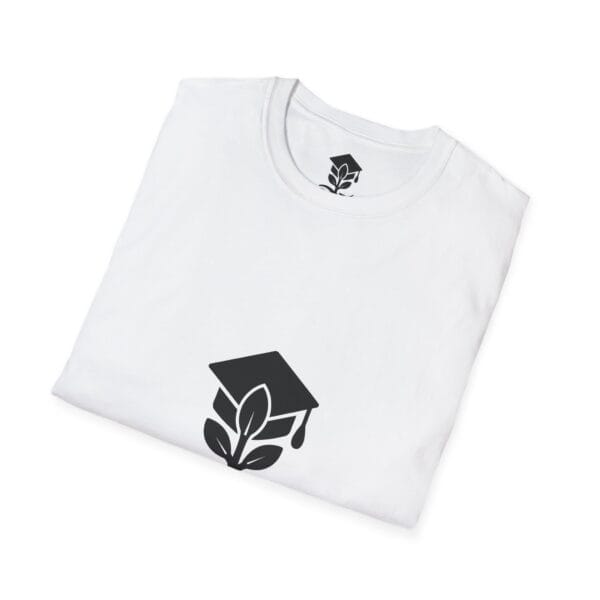 Graduation Plant T-Shirt | Unisex Softstyle Tee for Nature Lovers, Eco-Friendly Gift, College Celebration, Student Apparel, Graduation [...] - Image 4