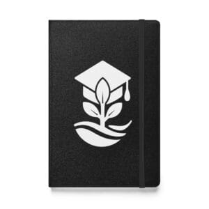 Hardcover bound notebook