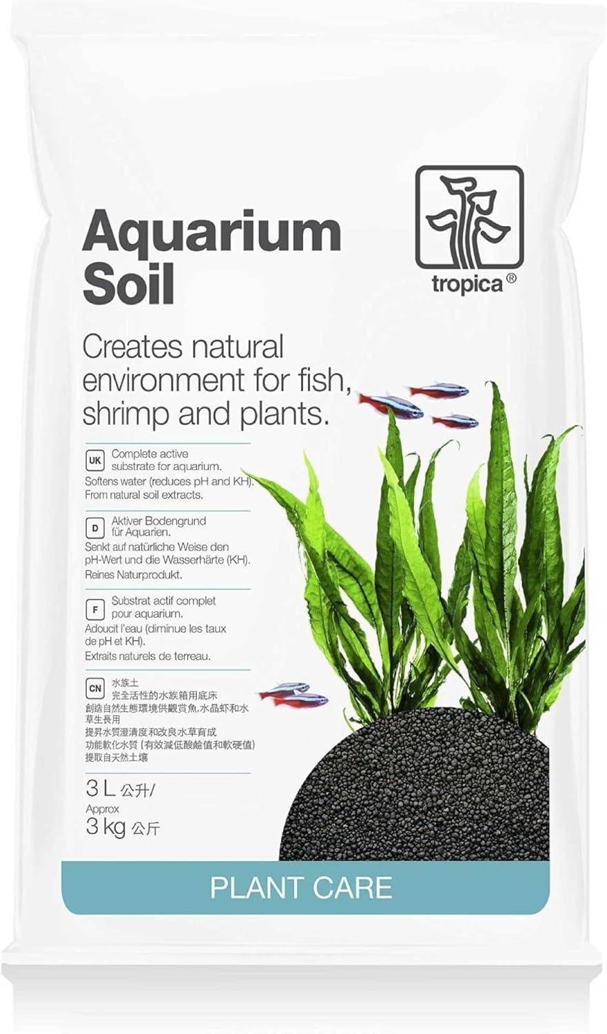 Tropica Aquarium Soil – Active Plant Substrate (3 Liters)