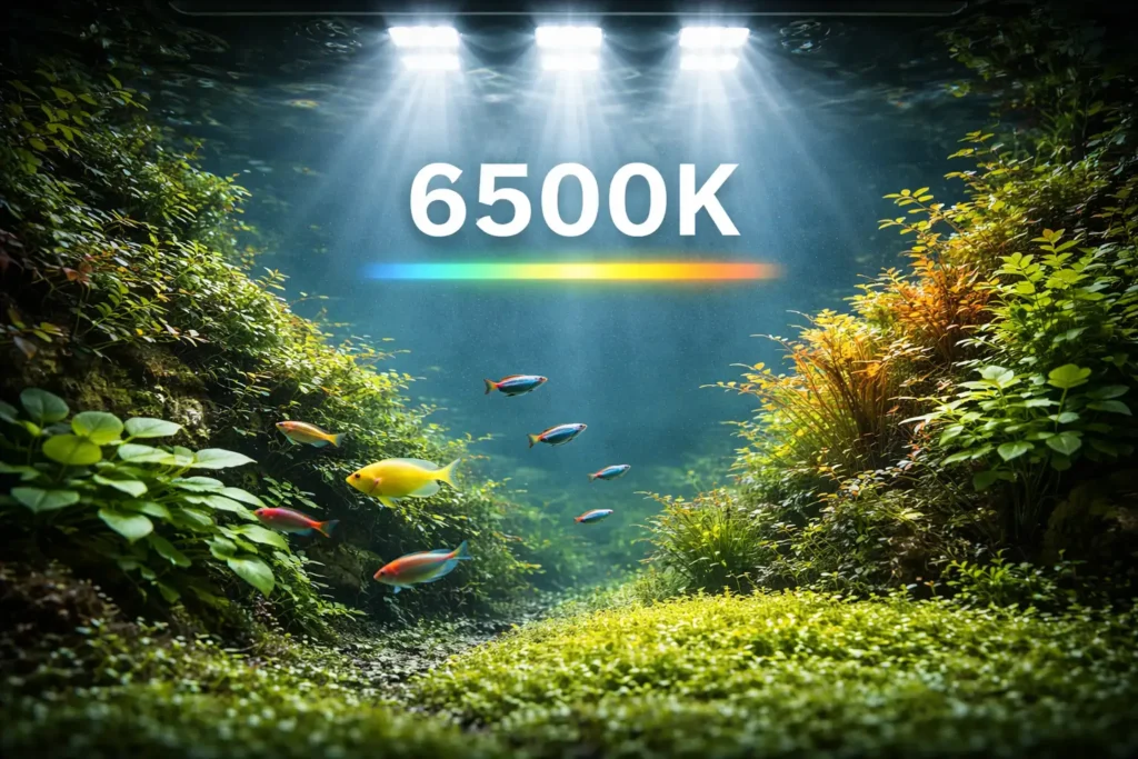 6500K Aquarium Lighting Explained What It Means for Plants, Fish, and Aquascaping