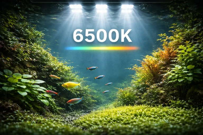 6500K Aquarium Lighting Explained: What It Means for Plants, Fish, and Aquascaping