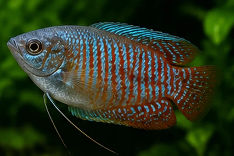Powder Blue Dwarf Gourami