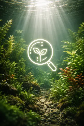 Aquarium plant problem diagnosis checker